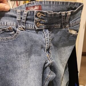 Angels Women's Straight Leg Jeans - Blue